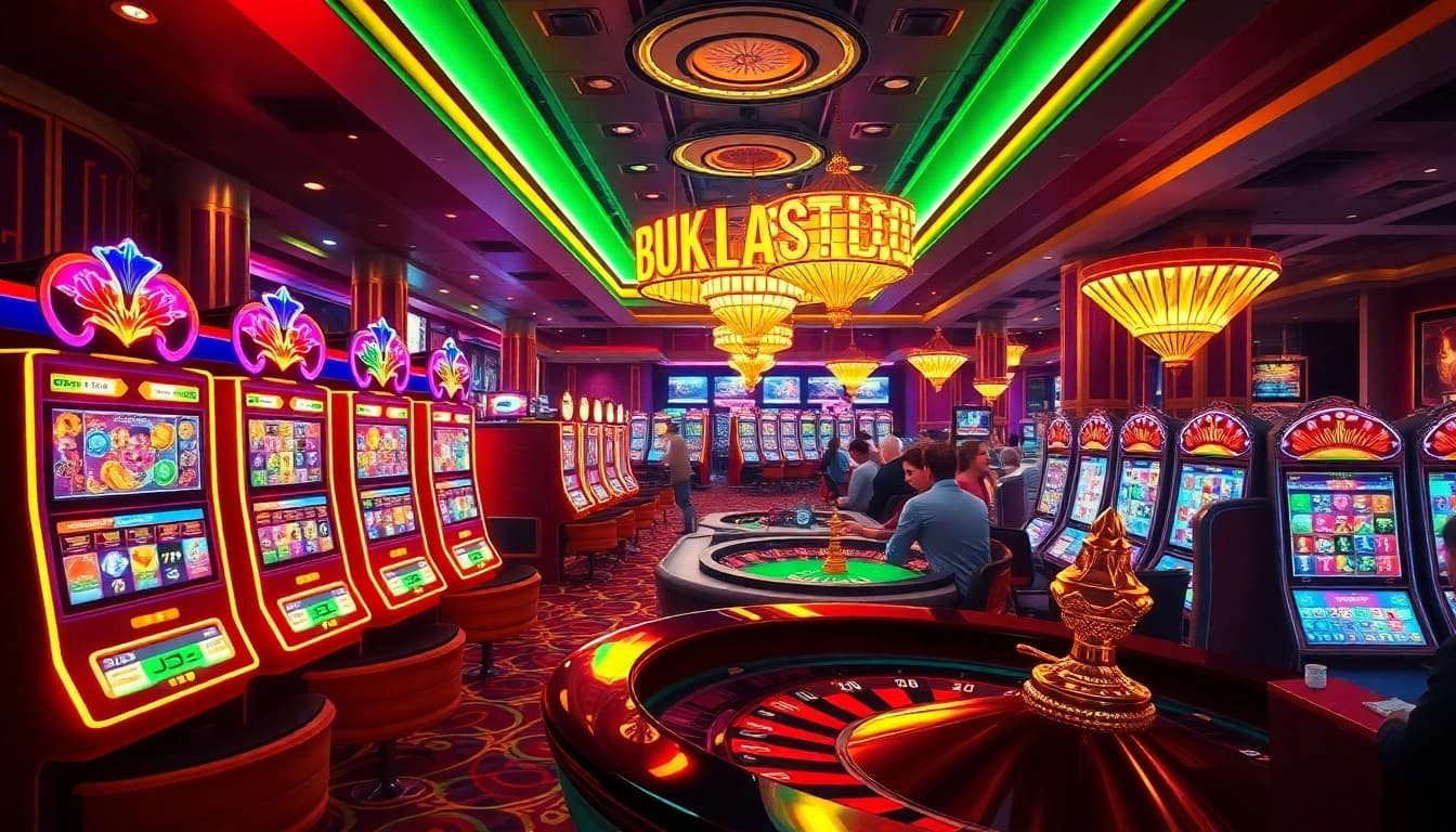 Experience the thrill of luxury12 with vibrant slots and engaging poker games.
