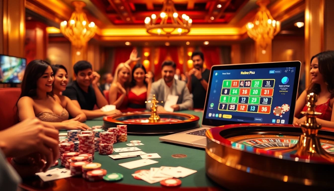 Experience the thrill of cassino pix with vibrant gaming visuals and luxury casino elements.