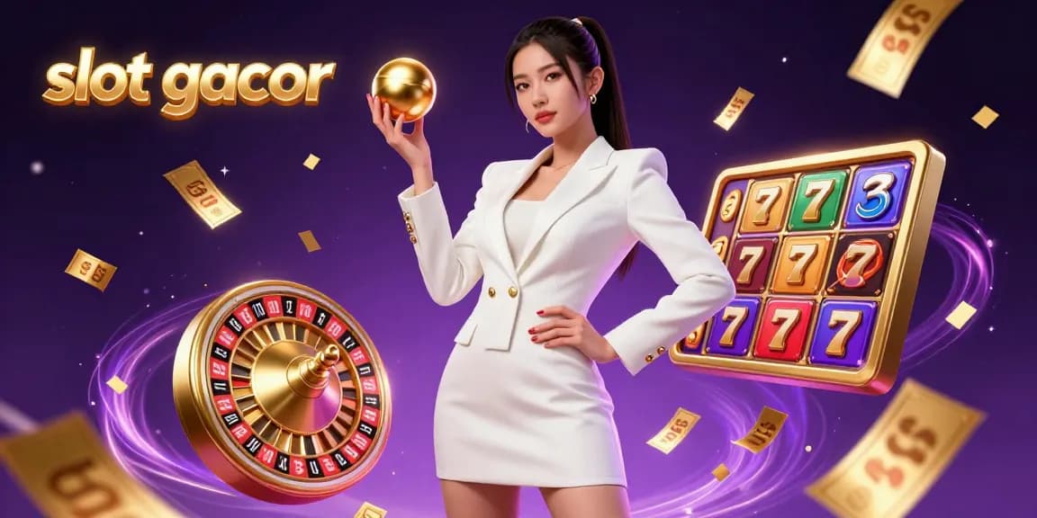 Experience thrilling action with slot gacor as the vibrant game elements come alive in this dynamic casino scene.