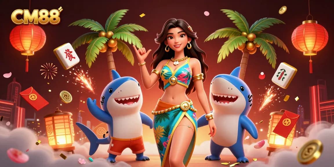 Engage with CM88’s vibrant 3D illustration, showcasing a casino spirit filled with excitement and chance.