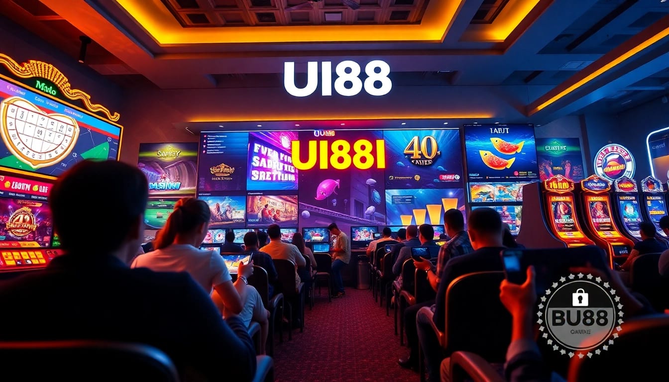 Engaging players experiencing uu88 futbol's online gaming interface filled with excitement and variety.