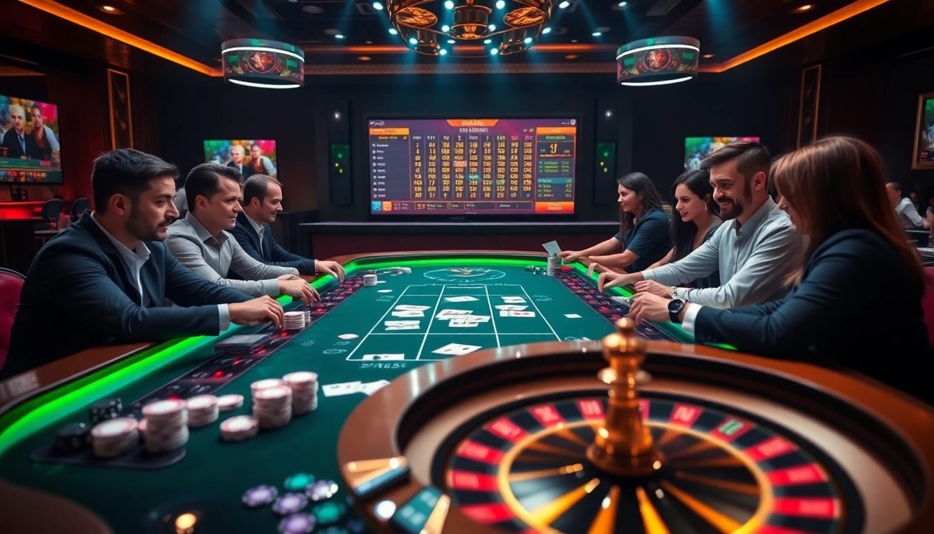 Experience the thrill of online gambling with QQMacan, an exciting scene of poker gameplay and casino action.