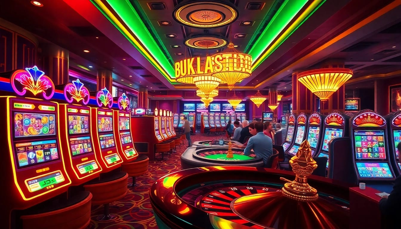 Experience the thrill of luxury12 with vibrant slots and engaging poker games.