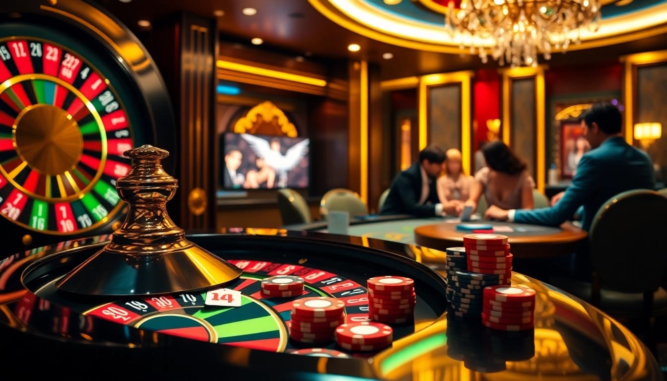 Engage in a vibrant gambling experience with a casino scene featuring a porn game theme.