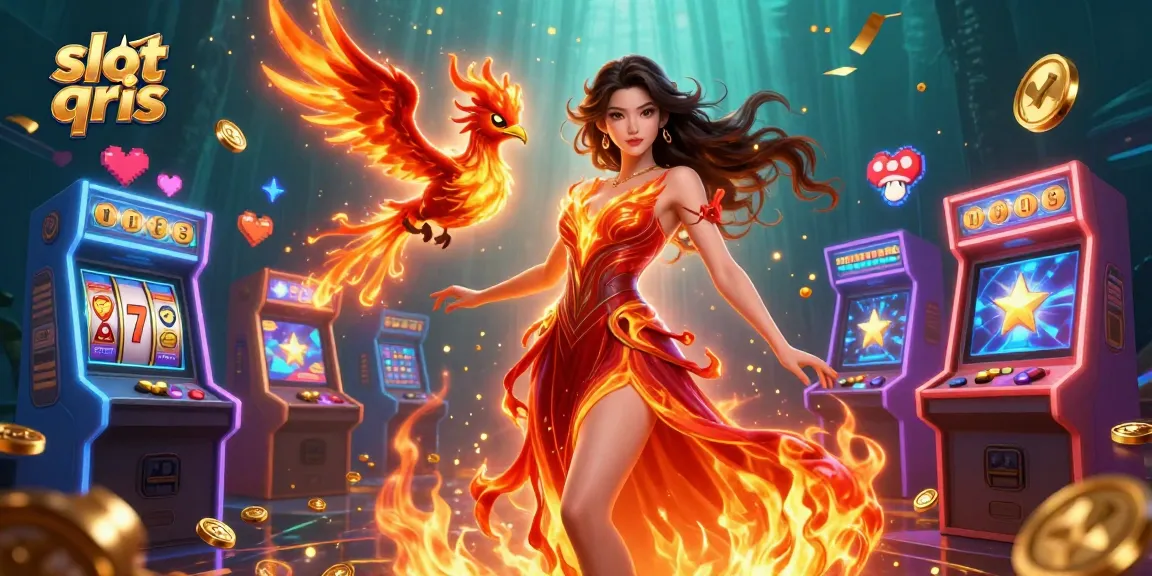 Play slot qris with electrifying visuals featuring unique game characters and winning symbols.