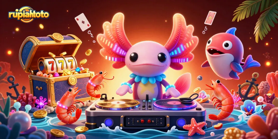Rasakan keseruan bermain di rupiahtoto dengan DJ axolotl dan berbagai simbol keberuntungan!
