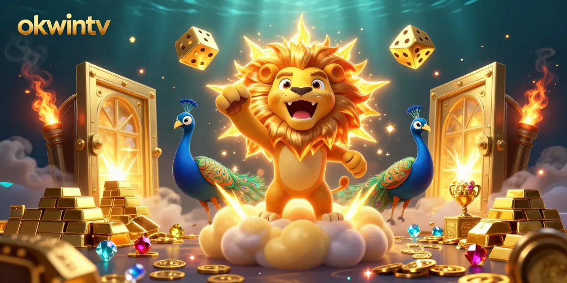 Experience thrilling gameplay on okwintv, featuring a vibrant casino scene with stunning visuals and dynamic gaming elements.