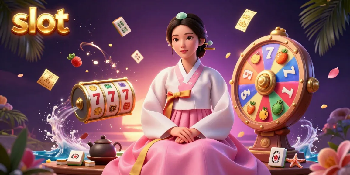 Spin vibrant slot symbols and fruit icons in a luxurious 3D setting featuring an elegant woman.