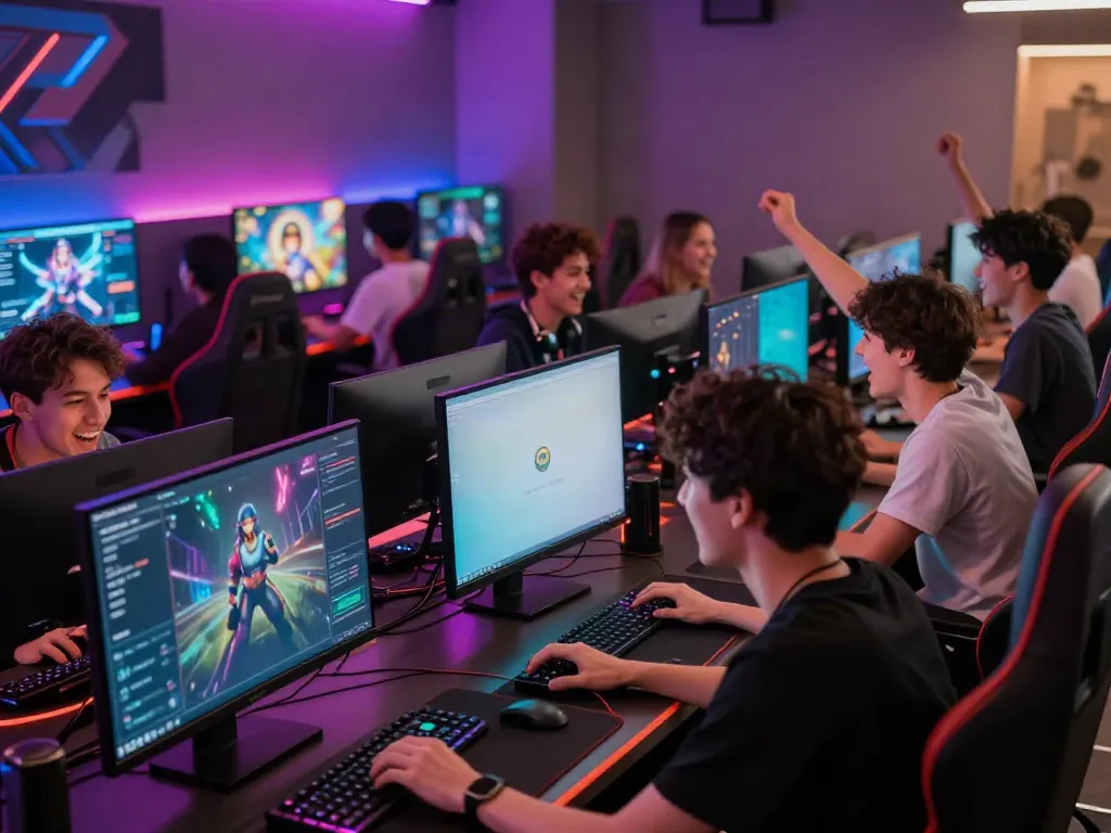 A80 website gaming scene showcasing players interacting excitement.