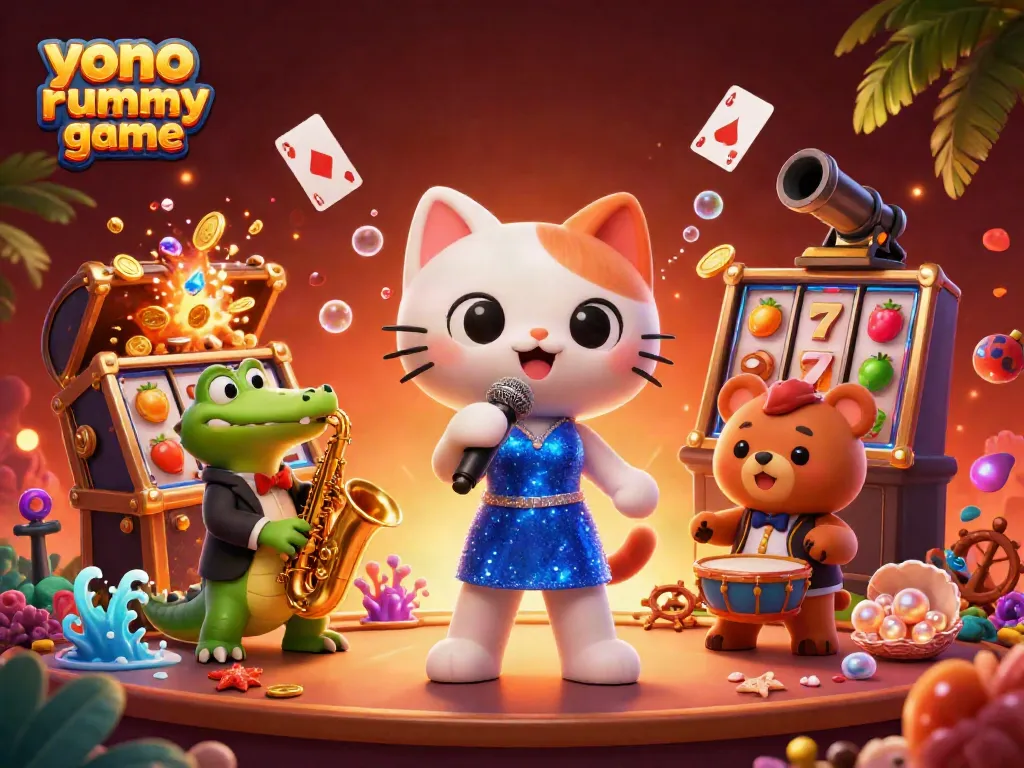 Menangkan permainan yono rummy game di kasino secara virtual dengan tren warna dan karakter menarik.