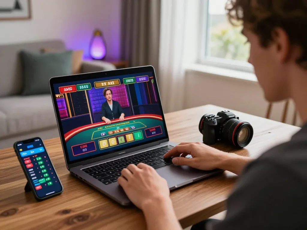 Experience the action of online gambling at open88.com with engaging live dealer gameplay from home.