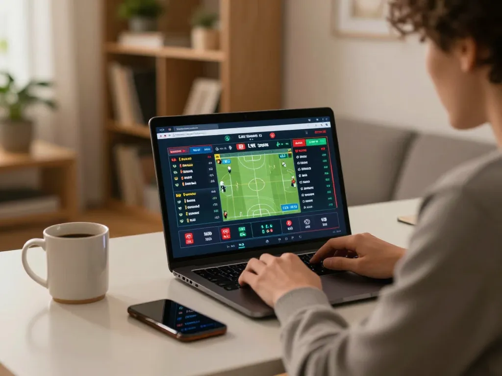 Soy keo nha cai for strategic sports betting at home with focused player and live odds.