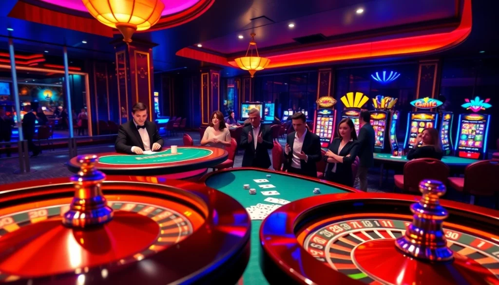 Experience the thrill of game go8 at a luxurious casino, featuring poker, blackjack, and roulette.