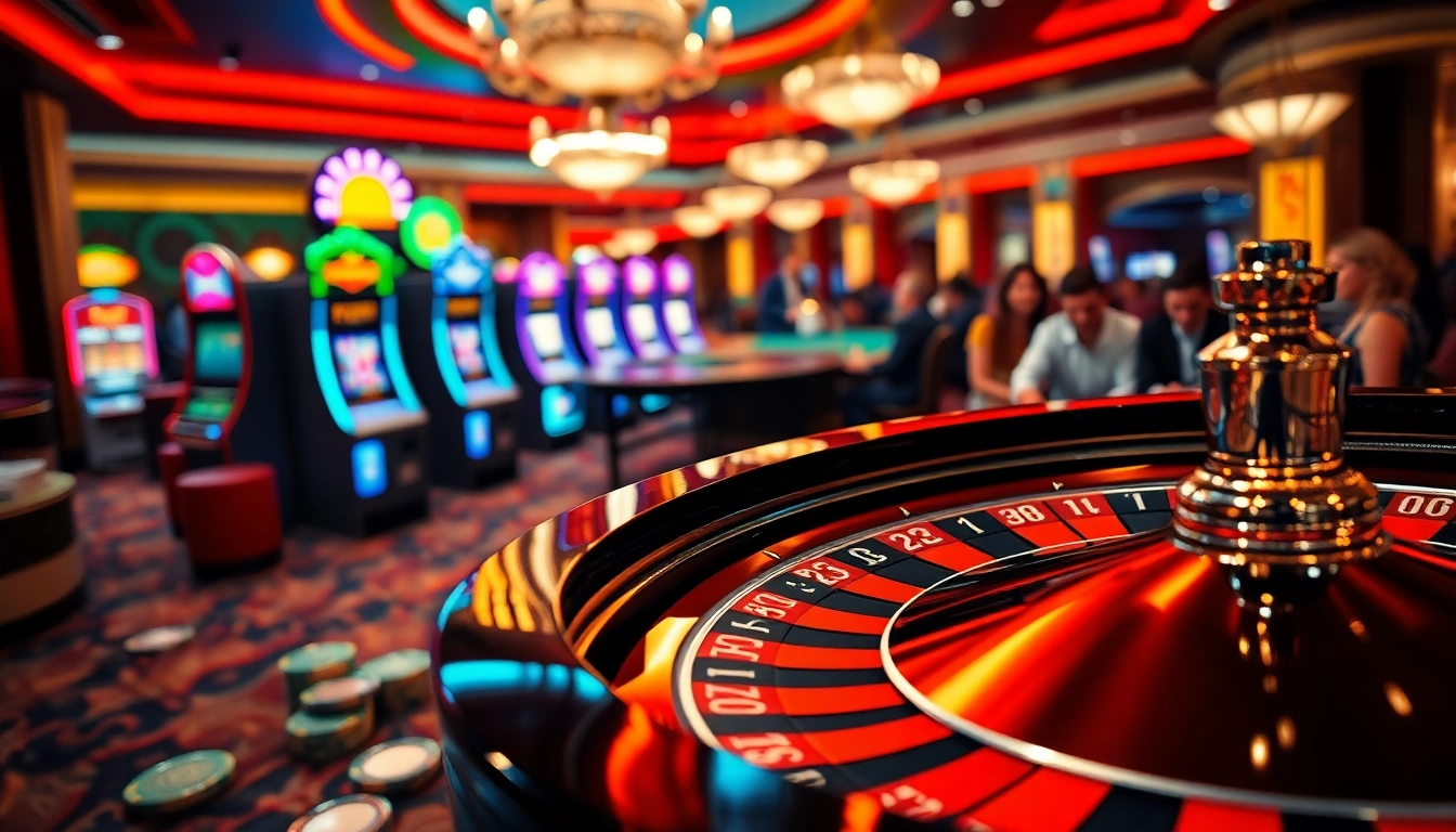 Experience thrilling gambling action at NHÀ CÁI MM88 with a vibrant casino scene.
