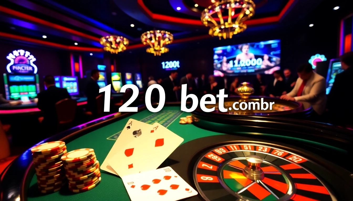 Experience thrilling moments with 120bett.com.br at luxurious casino tables filled with excitement.