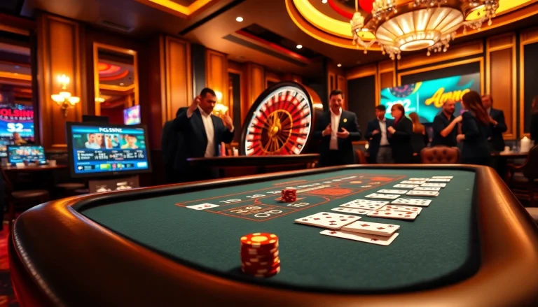 Experience the thrill of high-stakes gambling at https://32win.cool/ with vibrant poker and roulette tables.