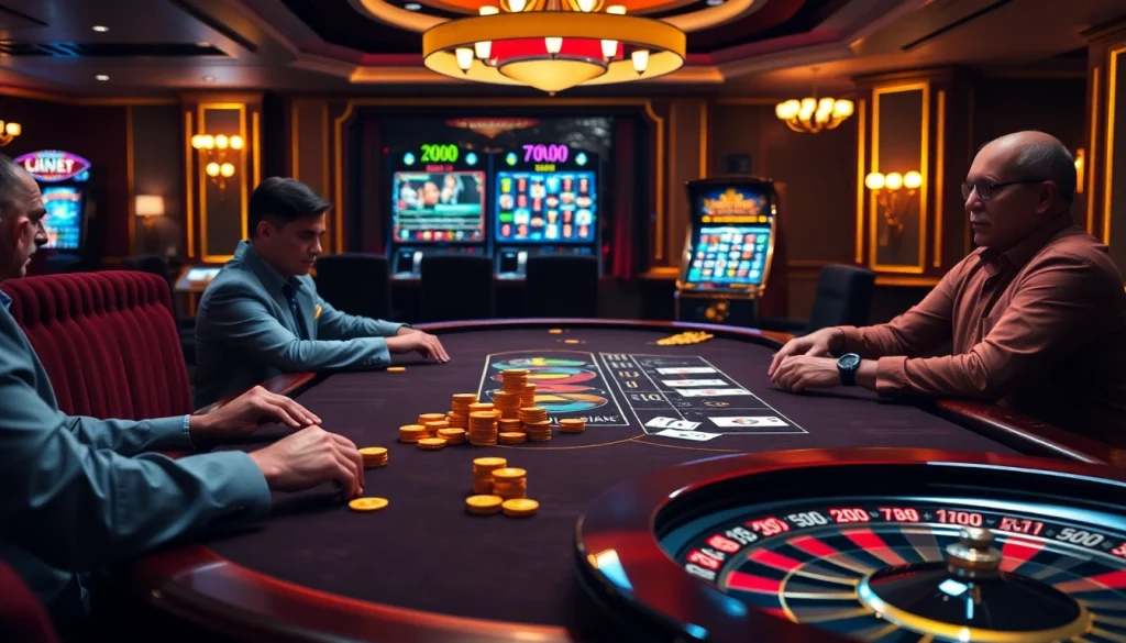 Experience high-stakes excitement at 789bet's luxurious casino poker table.