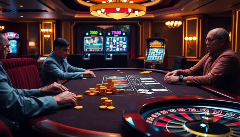 Experience high-stakes excitement at 789bet's luxurious casino poker table.