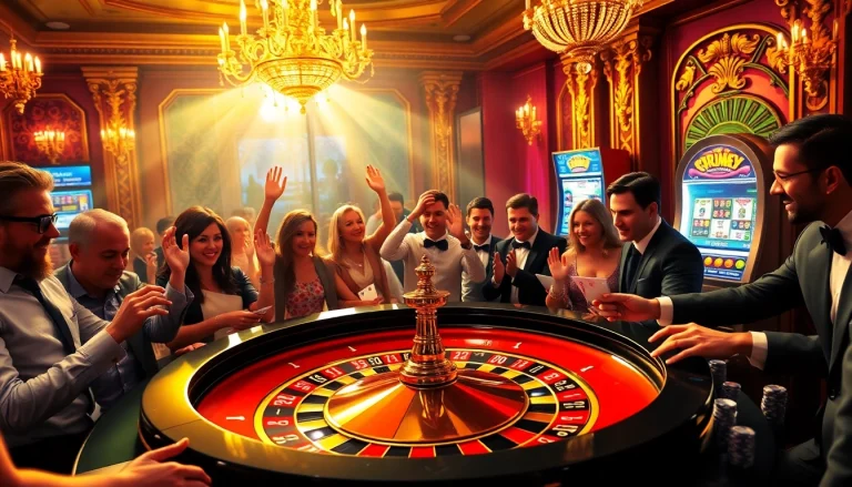 Experience the excitement of gambling at https://vmaxso.uk/ with vibrant casino scenes filled with roulette and high-stakes play.