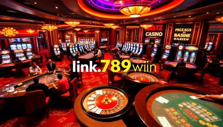 Engage in thrilling gameplay at link 789win casino, featuring vibrant tables and exciting slot machines.