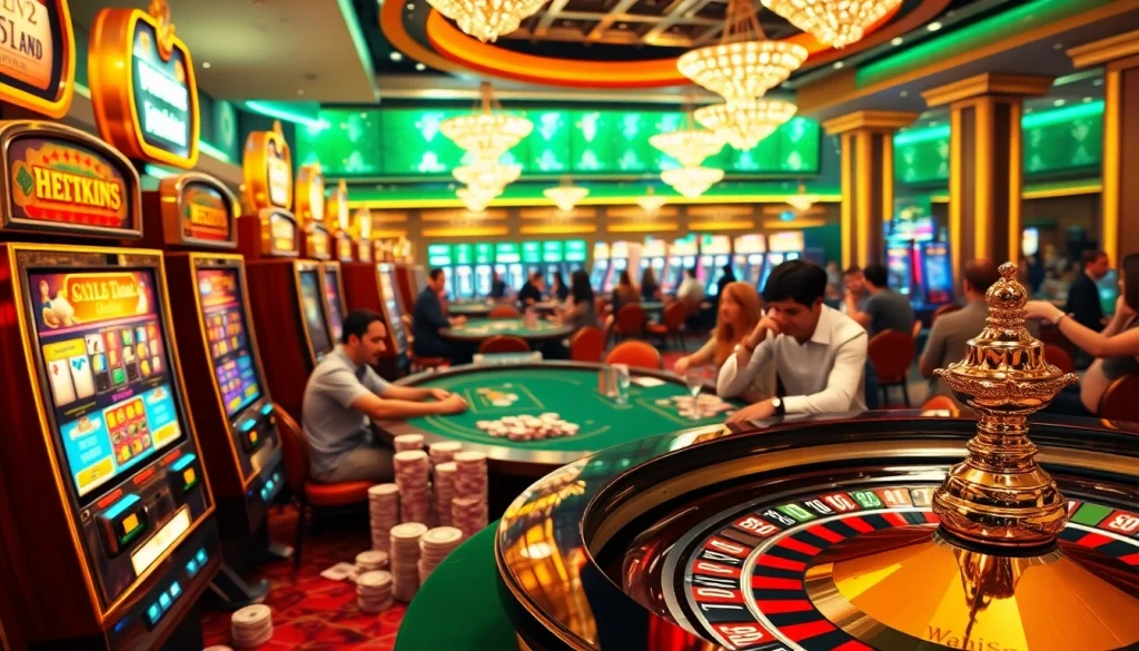 Experience the excitement of gambling at W88 with vibrant tables and thrilling games.