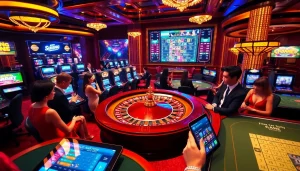Place bets at https://kk55.blue/ while enjoying the excitement of roulette in a luxurious casino setting.