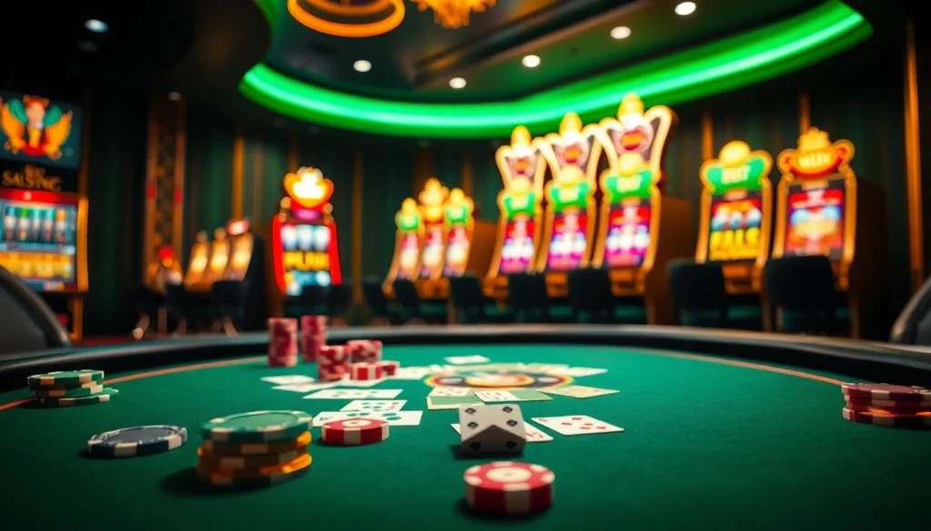 Experience the excitement at trang chủ U888 with a vibrant online casino interface showcasing thrilling gaming elements.