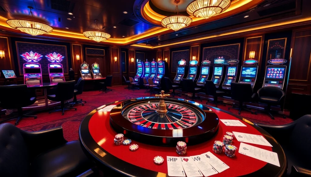 Exciting VIP gaming experience at Clube VIP HHBET with luxurious casino elements