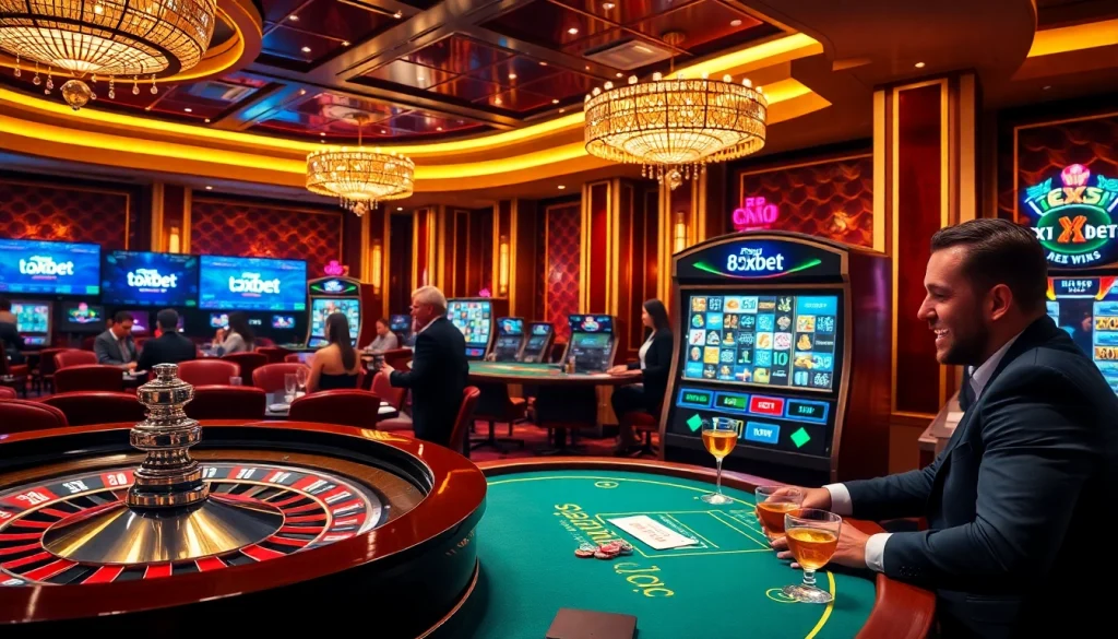 Play exciting games at tải 8xbet with a vibrant casino atmosphere full of action and fun.