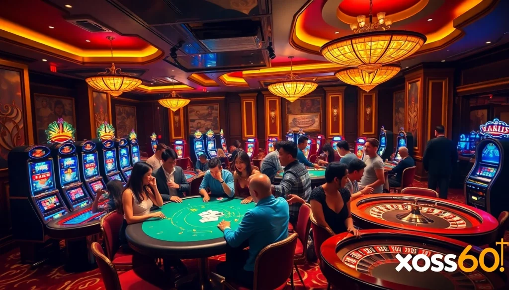 Experience thrilling gambling action at xoso66 with vibrant casino games and luxurious ambiance.