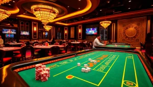 Experience the thrill of 789club tài xỉu gameplay at an exciting casino table.