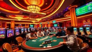 Celebrate big wins at bk8thai’s luxurious casino gaming tables and slot machines.