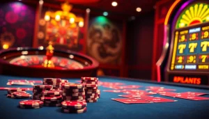 Engage in thrilling games at situs apiraja88 with vibrant casino elements and exciting gameplay.